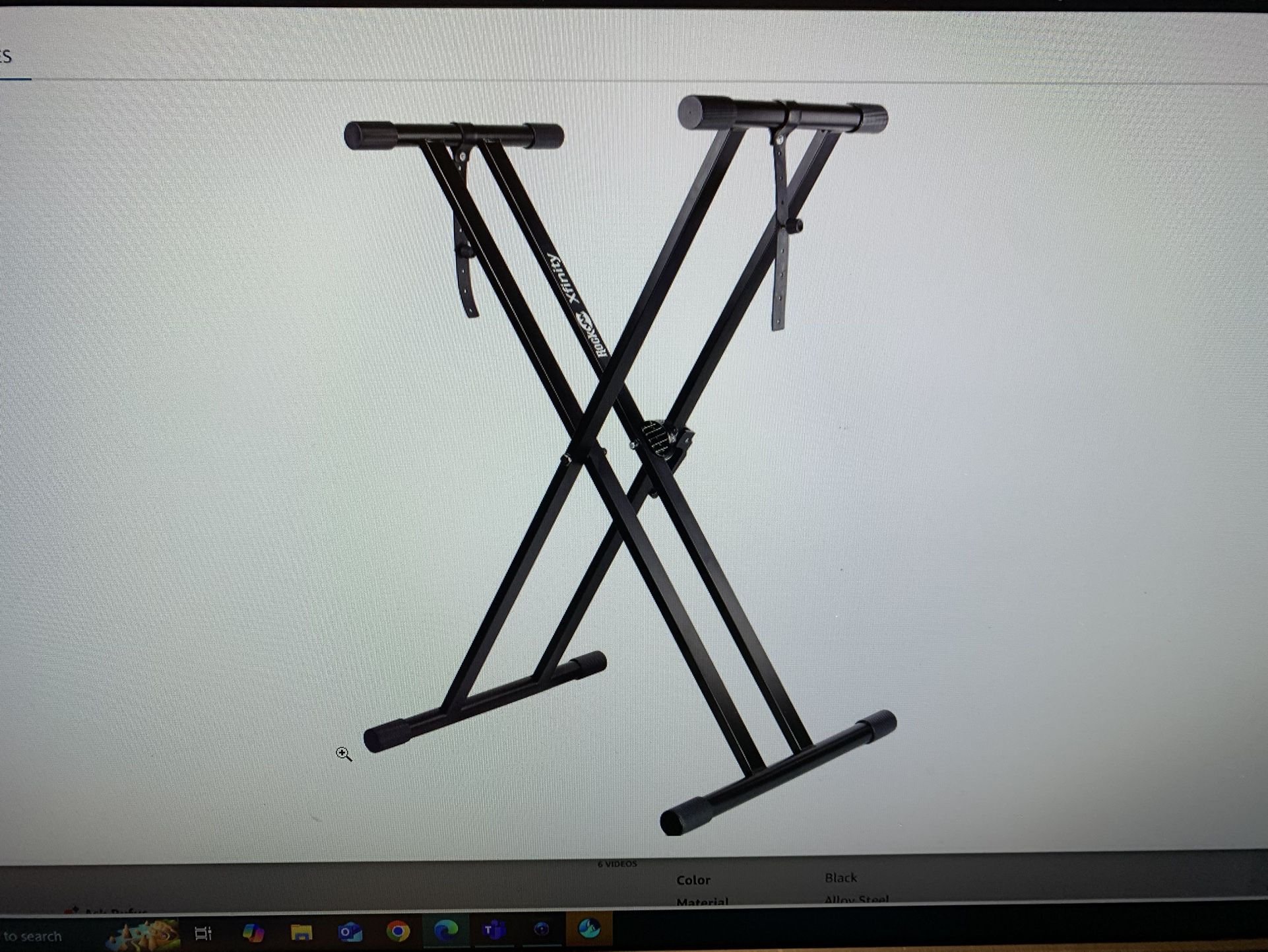 Rock Jam Xfinity Keyboard Stand