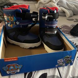 Brand New Never Used Paw Patrol Snow Boots Super Cute Perfect For Young Boy Size 11