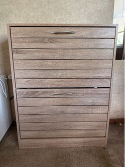 Wooden Shoe Storage Cabinet 8-10 pairs