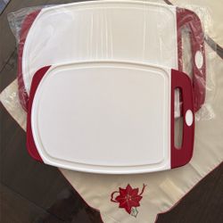 Gorilla Grip Durable Kitchen Cutting Board Set of 2,Dishwasher Safe, $20