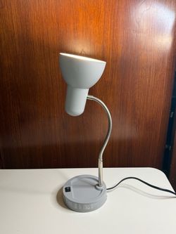 Flexible Gooseneck LED Desk Lamp, Gray