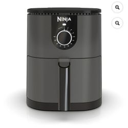 Ninja Mini 2 Qt Air Fryer w/ Quick Set Timer, Compact and Nonstick, AF080 Grey