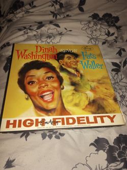 Dinah Washington Sings Fats Waller Vinyl LP