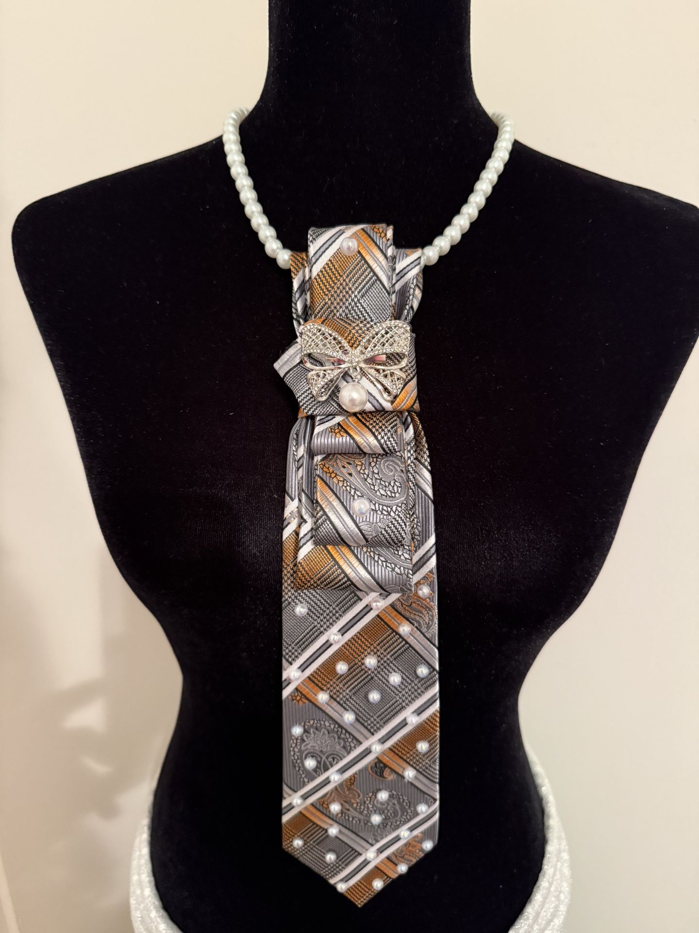 Custom Necktie Necklace, One Of A Car. $35.