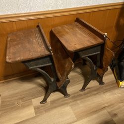 2 Old School Desks-Free