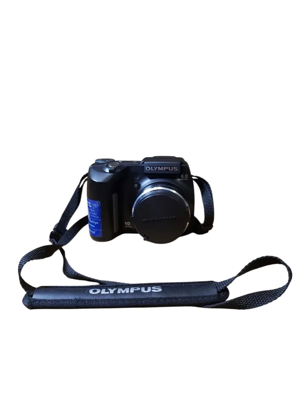 Olympus SP-500UZ Digital Camera 6.0MP w/ Strap & Lens Cap Tested Working