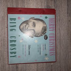 Vintage 1945 Bing Crosby's Merry Christmas album 78 RPM Record box set