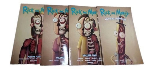 Rick And Morty Graphic Novel Volume 2/3/4 And.Mrpoopy  Collectors Edition Lot