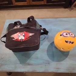 Custom Minions Bowling Ball