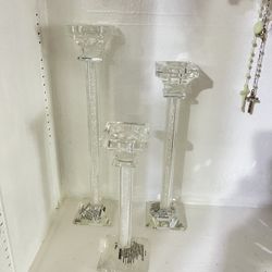 Acrylic Candle Holders 