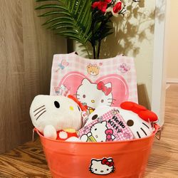 Hello Kitty Gift Basket
