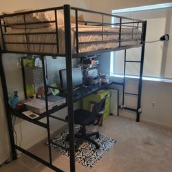 Loft Bed With Desk Under It