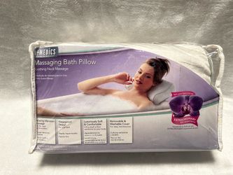 HoMedics white neck shoulders massaging bath pillow MODEL BA-110-2