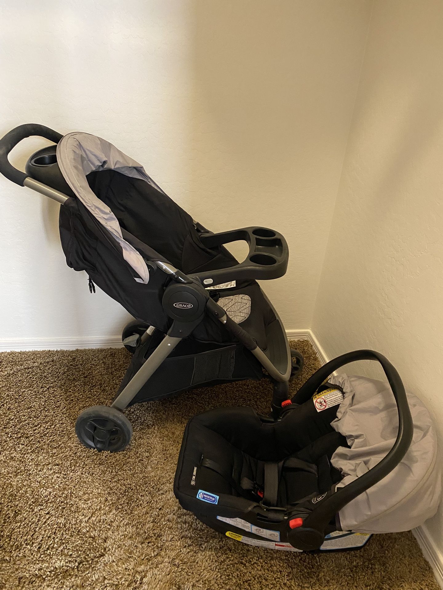 Graco Travel System | Stroller & Car Seat Combo | 3-in-1