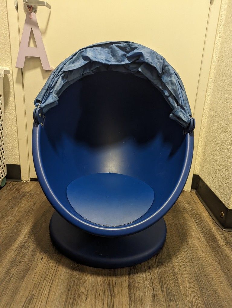 Kids Ikea Egg Chair Blue for Sale in Los Angeles CA OfferUp