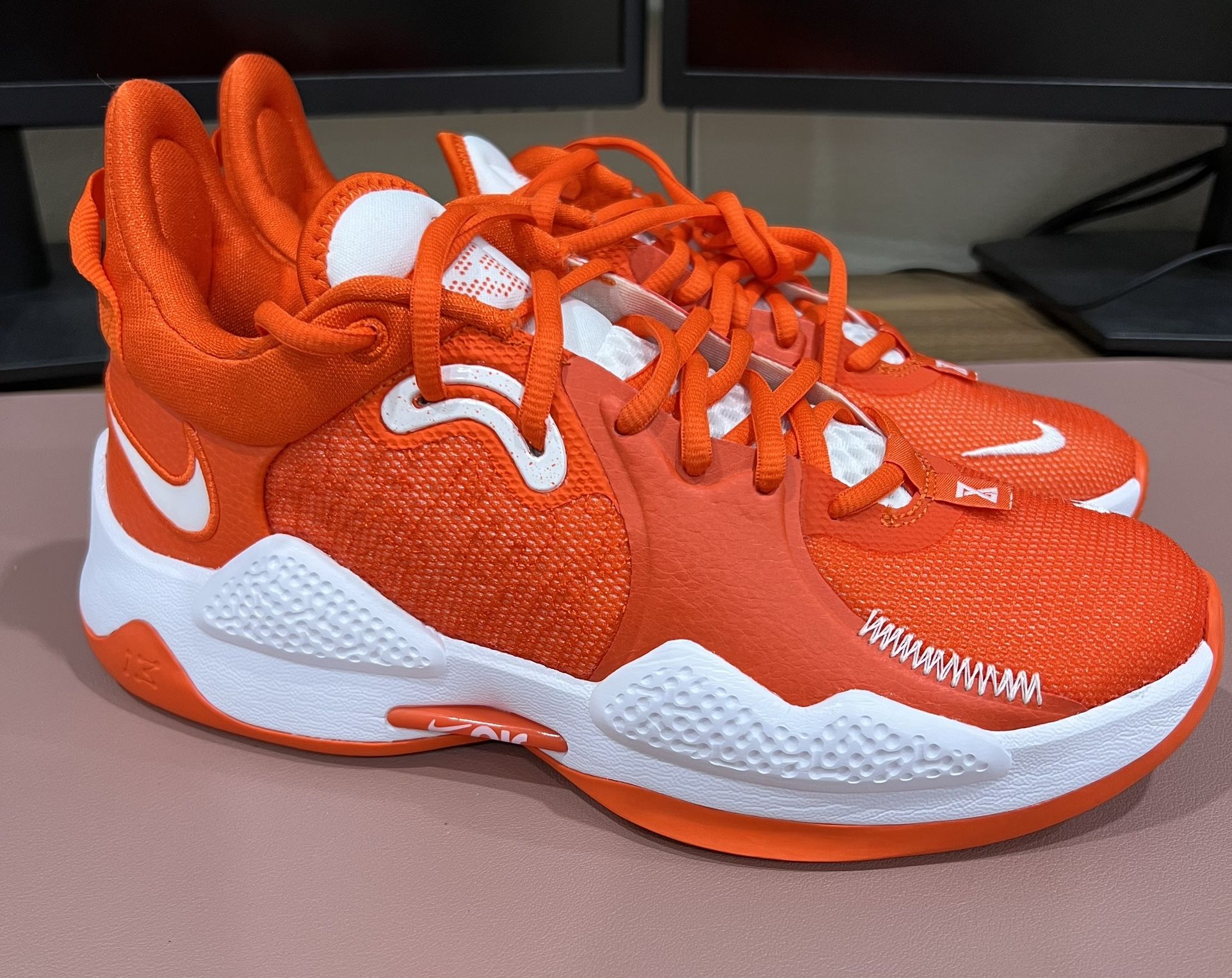 Nike Paul George 5 TB Promo Orange White Basketball