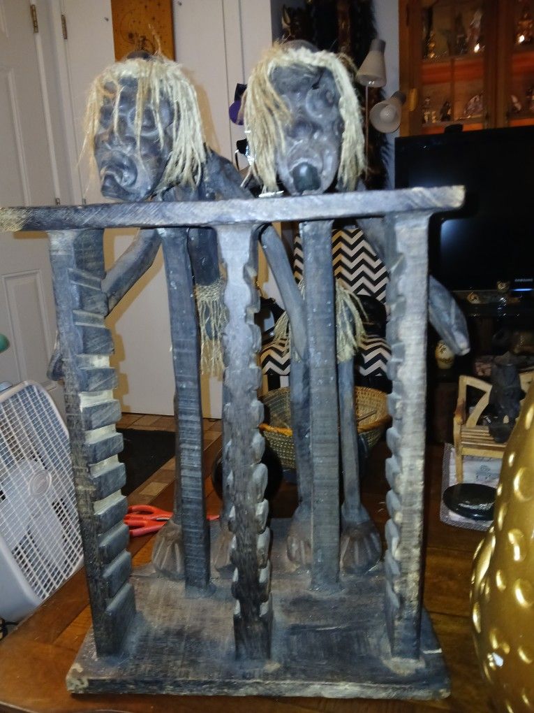 Old Wooden CD Holder