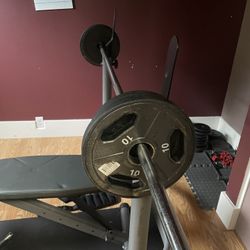 Weight Bench And Weights