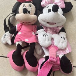 2 Minnie Mouse Backpacks 
