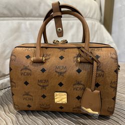 NWT MCM Boston Bag