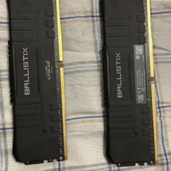 Ballistix 16gb ddr4 ram 8x2 3200Mhz