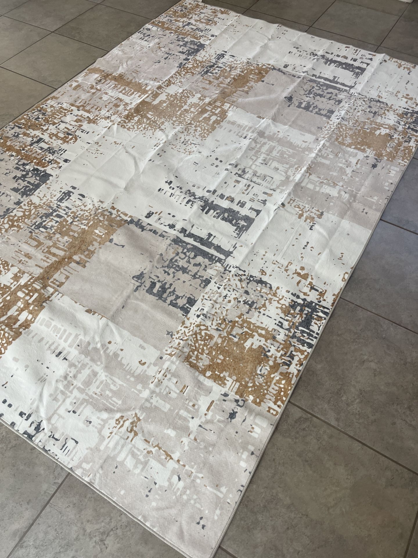 Multi Colored Premium Machine Washable Area Rug 6x9 Feet A80