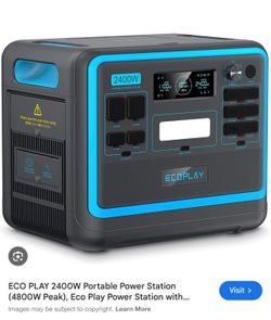 Ecoplay 2400 watts power station
