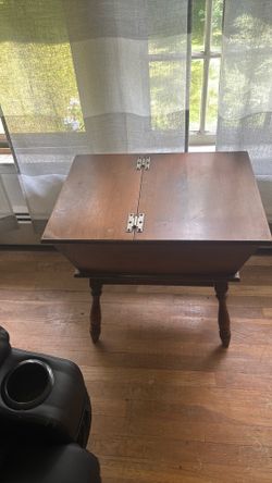 Vintage Dough-box End Table