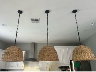 Wicker Pendant Lamps