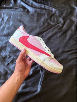 Jordan 1 Retro Low OG SP Travis Scott Sail Tropical Pink
