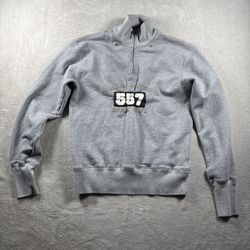 Chevignon Boarding School Stadium Mens L Gray Sweatshirt 557 School Dept #1A