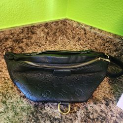 Used with defects like LV Black Fanny Pack Bumbag