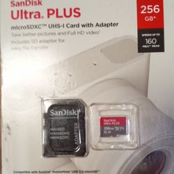 San Disk Ultra Plus SD Card 256 GB