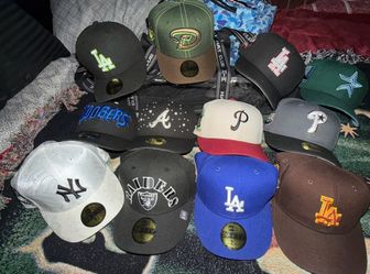 7 and 7 1/8 New Era Fitteds