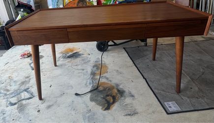 Mid-Century Modern Walnut Desk