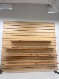 Slat Wall Shelving - 12 full kits 8x8