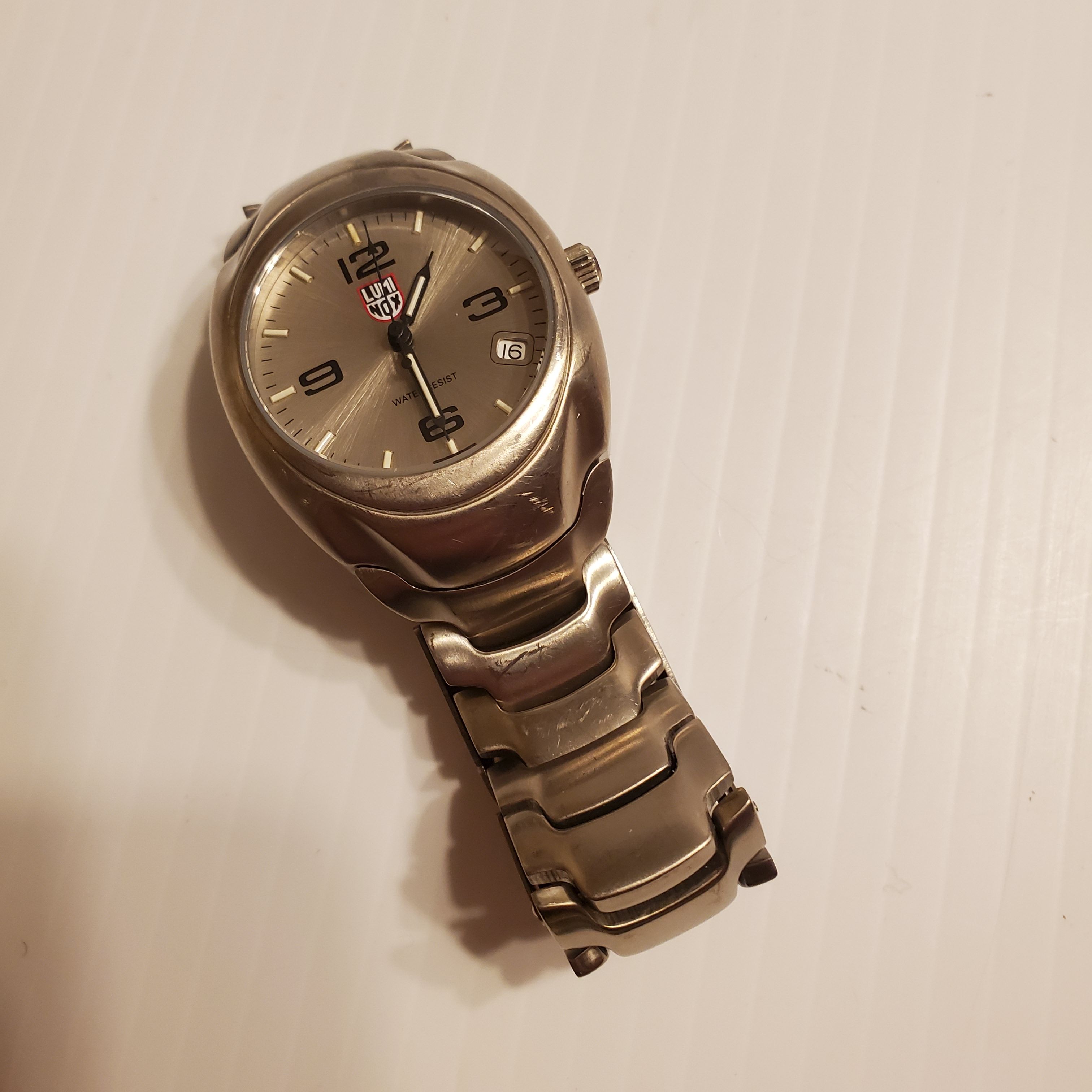 Luminox H3 MBM Titanium diver watch. Vintage. Titanium case and band. Water resistant 10ATM. for