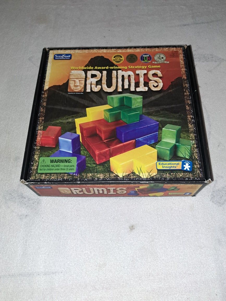 Award Winning Rumis Strategy Game In Excellent New Condition (Is Complete Nothing Missing)