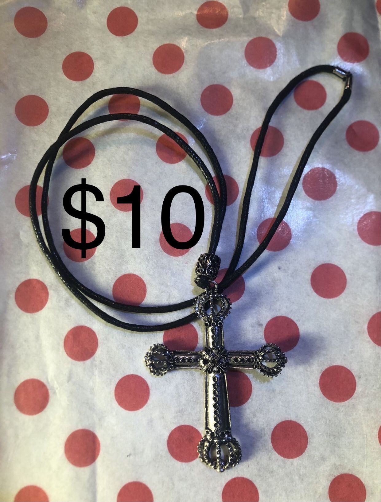 Queen cross Necklace Pendant Royalty Crown