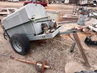 Trailer with water tank