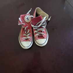 Children's red converse