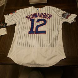  Chicaco Cubs  Kyle Schwarber World Series Year Jersey