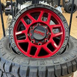 SUPER ESPECIAL KMC 18" 8x180 All 4 Wheels While Supplies Last 