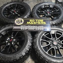 20 INCH WHEELS AND TIRES TOYOTA TRD 6 LUGS 6X139 w/ BF GOODRICH ALL  TERRAIN K02 LT 275/55R20  INSTALLED $1480