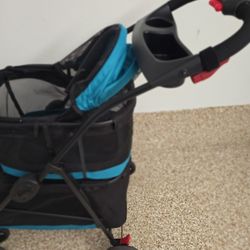 Dog Stroller + Various Accessories