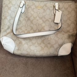 Coach Signature canvas tote 