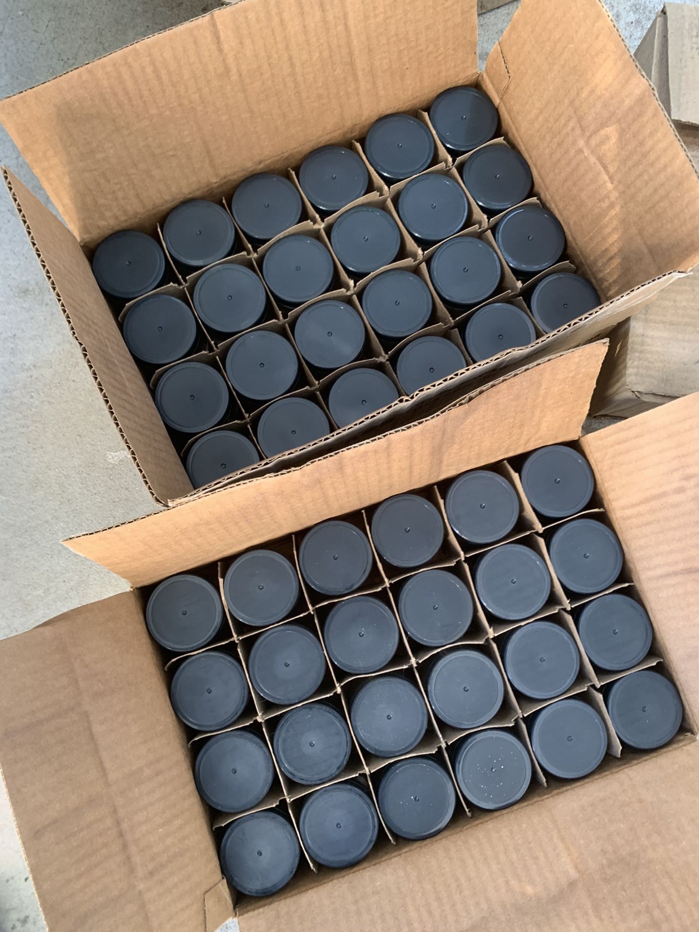 Uline Straight Sided Glass 4 oz Jars