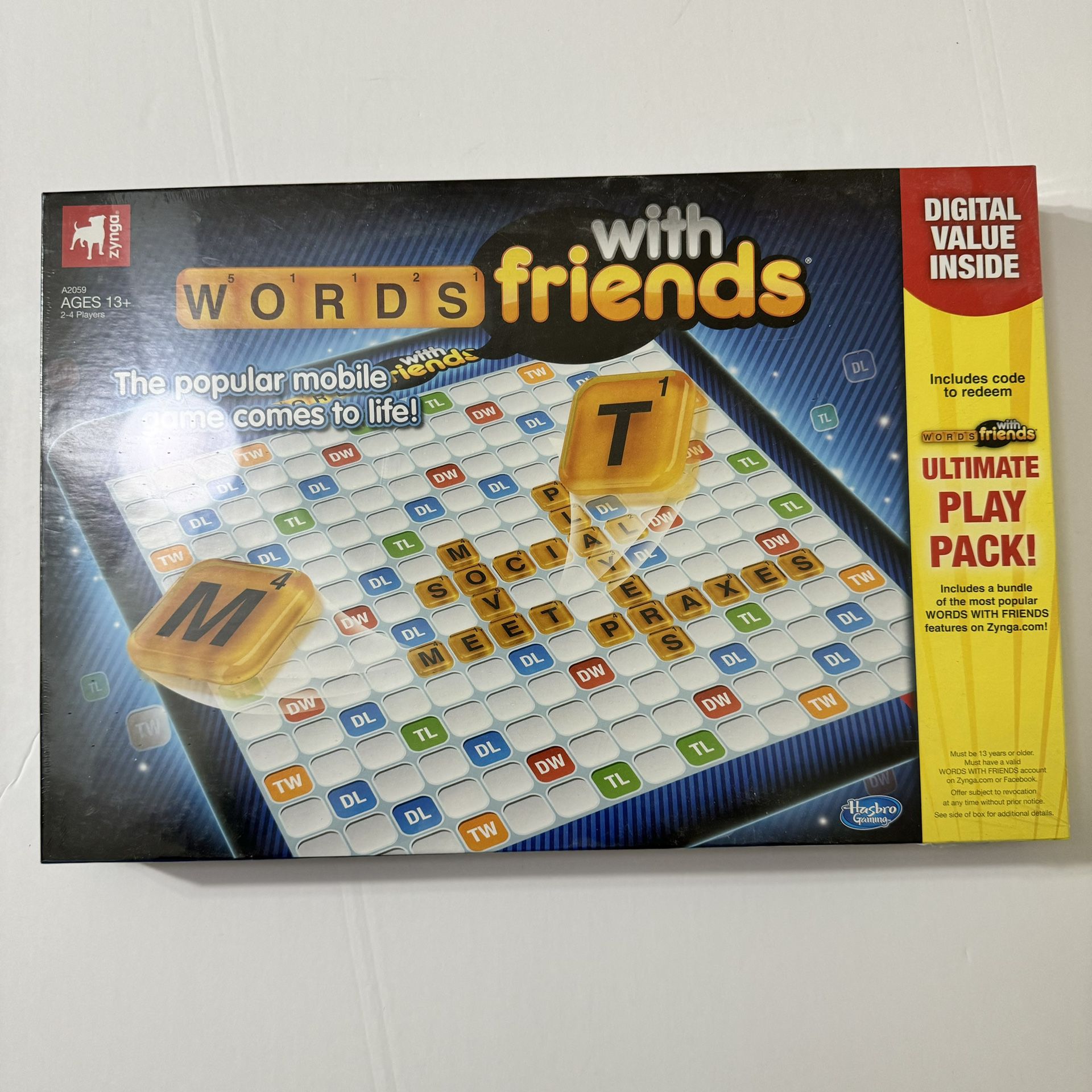 Words With Friends Family Board Game