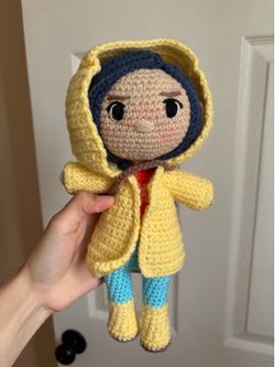 Crochet Coraline doll