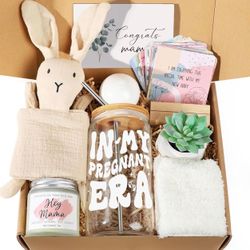New Mom Care Package, Baby Shower Gifts for Mom to Be, Pregnancy Gifts for Expecting Mom Wife Daughter Sister Friends Coworkers, First Time Pregnancy 